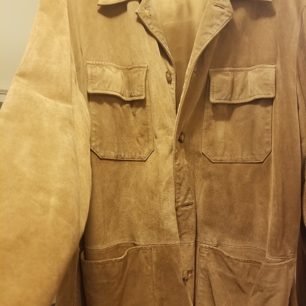 Suede jacket by: Structure